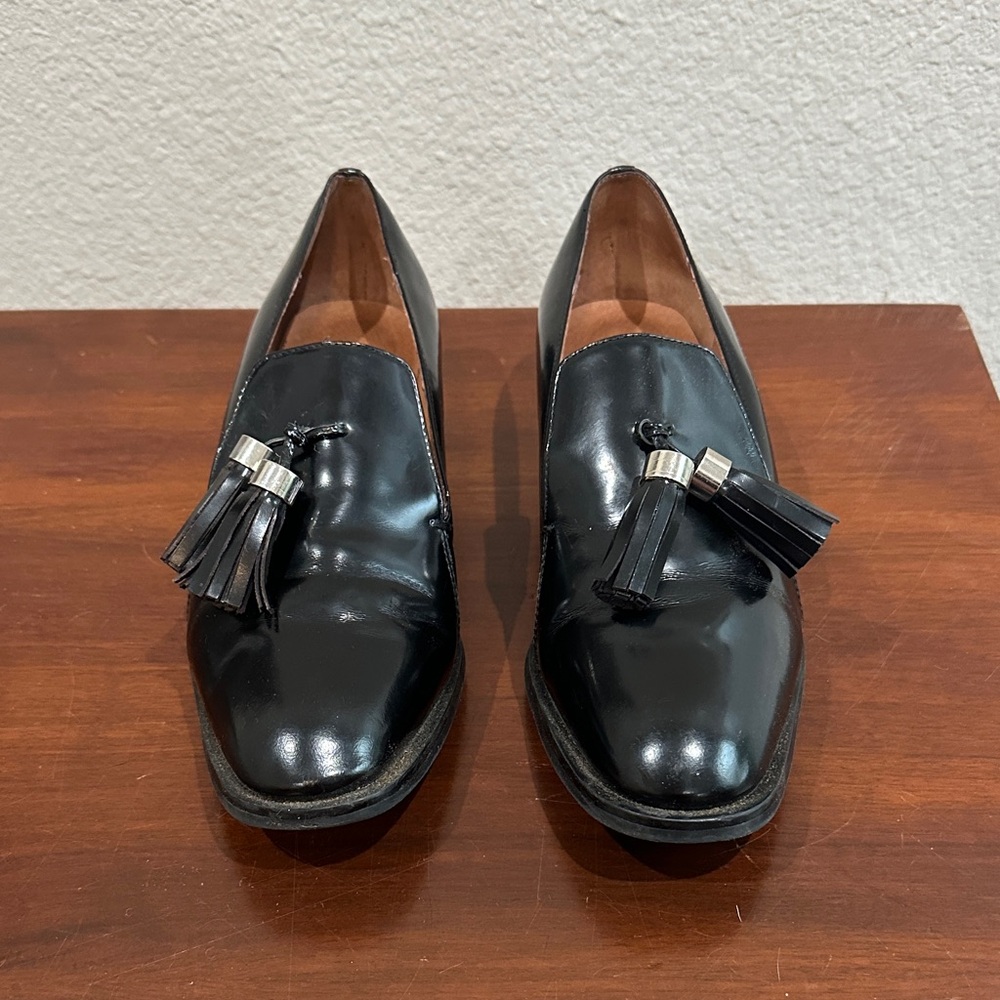 Jeffery Campbell Elegant Black Tassel Loafers